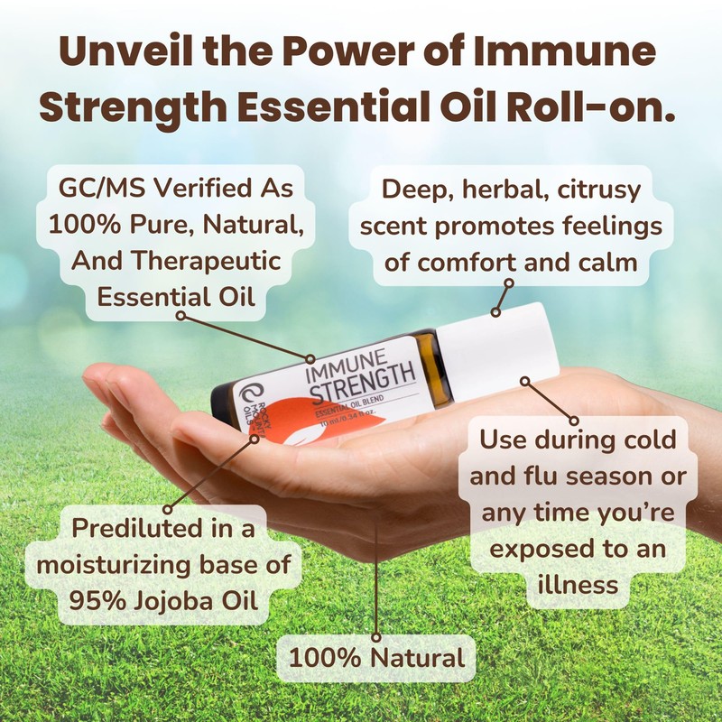 Rocky Mountain Oils Immune Strength Essential Oil Blend Roll On