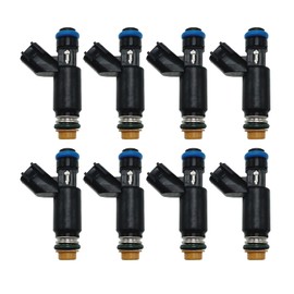 cycwer 8Pcs Fuel Injectors 25326903 12580426 Fits for 2002-2007 Yukon XL Sierra Suburban Silverado Avalanche Express 1500 Tahoe 5.3L