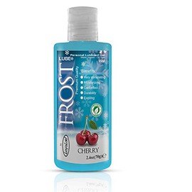 Frost Lube 1FR-Ce  Gel Lubricante Efecto Frío Base Agua. Botella. 70 g (Cereza)  Fórmula Base Agua  Premium Quality For EveryBody                     