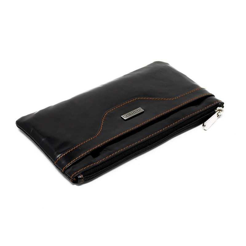 STARHIDE Girls Women RFID Blocking Slim Thin Money Pouch Genuine