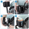 Accmor Stroller Cup Holder with Adjustable Strap, 360 Degree Rotatable
