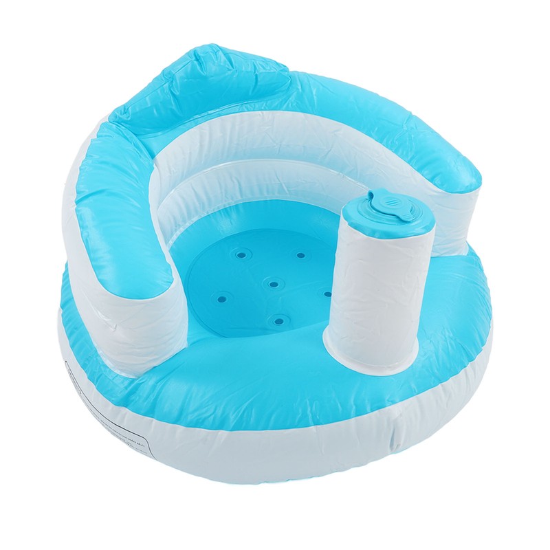 Baby Learning Chair Infant Inflatable Sofa Press Inflatable Baby Bath