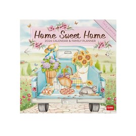 Legami - Wall Calendar 2026, Home Sweet Home, Large Wall Calendar 12 Months and Year Planner in English, Space for Notes, Zodiac Signs, International Holidays, 30 x 29 cm