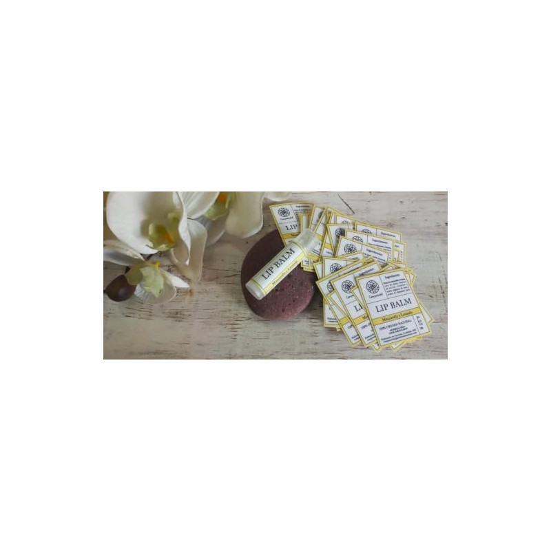 Lip Balm Bálsamo labial 100% orgánico con Manzanilla y Lavanda.