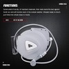 Retractable Garden Water Hose Reel Storage Gun Rewind Wall Mount