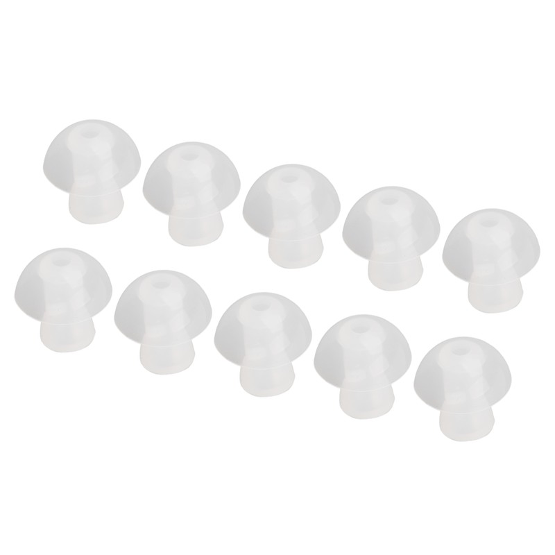 30pcs Hearing Amplifiers Eartips Soft Silicone White Accessories Replacement Earbud