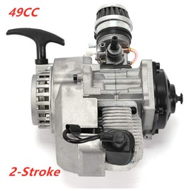 TFCFL 49cc 2 Stroke Pull Start Engine Starter Motor for Pocket Bike Mini Dirt Bike ATV Scooter Quad Bicycle Dirt Pit Bikes Automotive Replacement Engine Kits