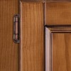 1/2" Overlay Partial Wrap Bronz Cabinet Hinges, 50 Pack (25