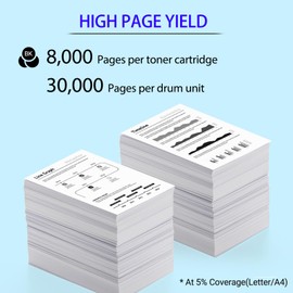 USUPERINK (3 x Toner Cartridges,1 x Drum high Yield Compatible for Brother TN850 TN-850 and DR820 DR-820 to Work with HL-L6200DW MFC-L5900DW MFC-L5700DW MFC-L6800DW HL-L5100DN Printer
