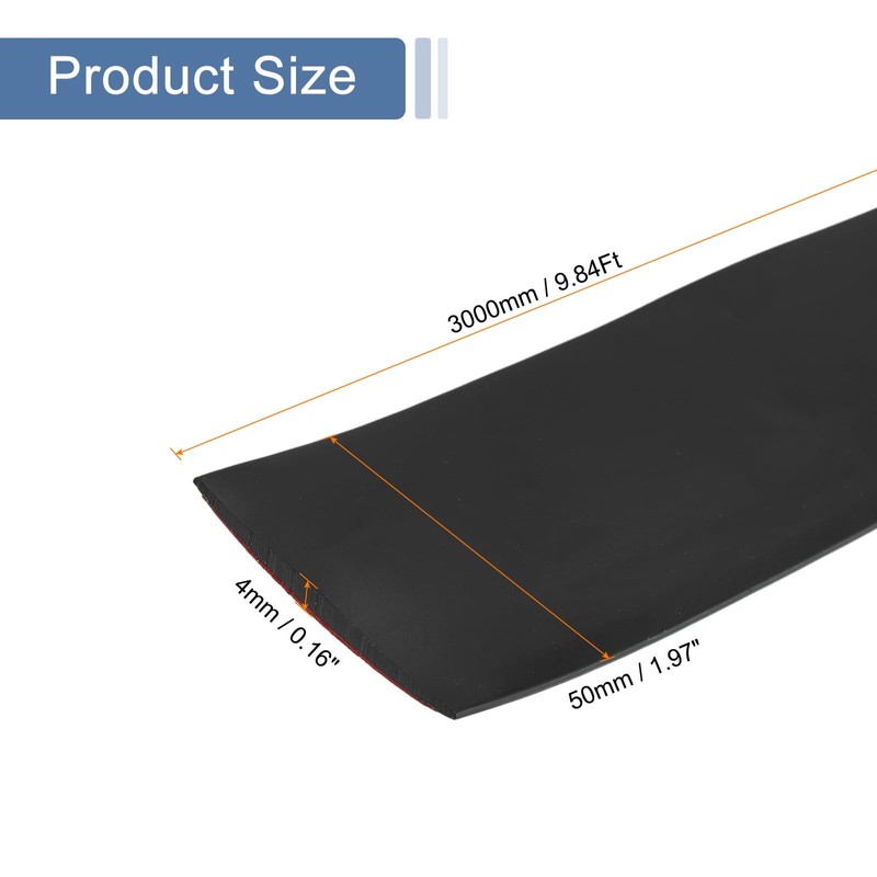 uxcell 9.84Ft x 2" Floor Transition Strip, Self-Adhesive Vinyl Floor