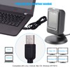 Desktop Barcode Scanner Wide Angle Lens USB Connection 1D 2D