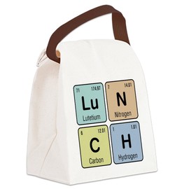 CafePress Chemistry Lunch Canvas Lunch Bag with Strap Handle