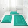HOMEIDEAS Bathroom Rugs Sets 3 Piece, Super Soft and Absorbent