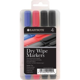 Easynote Dry Wipe Markers (Pack of 4)