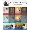 OPAXIS Motion Sensor Outdoor Wall Light, Adjustable Sensing Range Outside