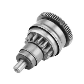 v Starter + Starter Freewheel, Starter Gear Clutch Assembly for GY6 49cc 50cc 139QMB Scooter Moped ATV Replacement Accessories + GY6 Starter Clutch