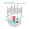 Makeup Organizer Rack 2 Tier 360 Deg Rotation Space Saving