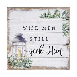 Simply Said, INC Perfect Pallets Petites - Wise Men Still Seek Him, 8x8 in Wood Sign PET16548