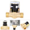 Solenoid Valve Copper Electromagnetic Valve Industrial Accessory 1/2-Inch for Solar