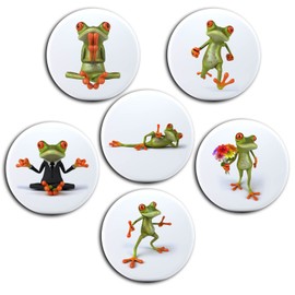 Fridge Magnets for Memo Board Notice Board Magnetic Whiteboard 3D Frog [04]