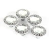 Yosoo 10pcs 30mm Clear Crystal Diamond Door Knobs Wardrobe Doorknob