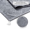 Encasa Dining Table Runner 13x72 in Long | Embossed Velvet
