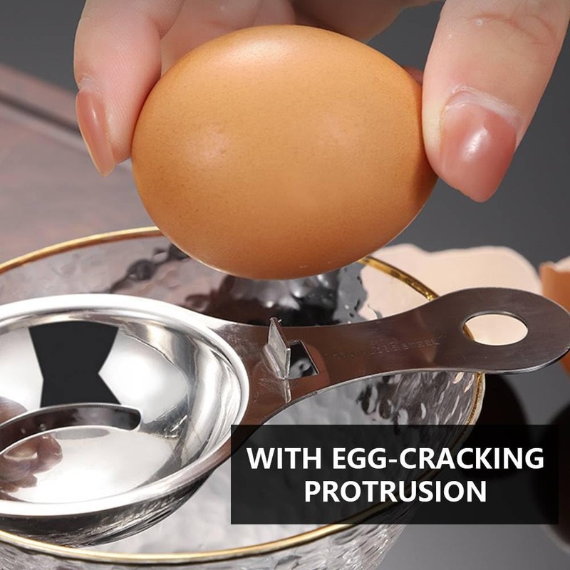 Henyall Stainless Steel Egg Separator – Egg Yolk & Egg