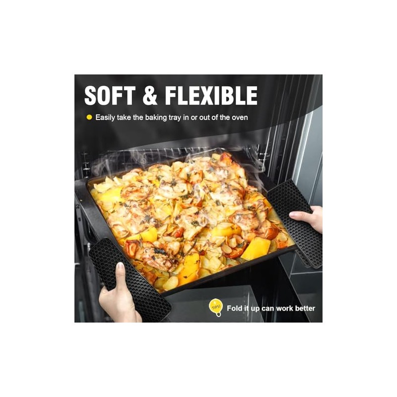 Walfos Silicone Trivet Mats - Versatile Heat Resistant Pot Holders
