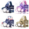 Factory wholesale strong light headlight 3ledUSB charging induction headlight high