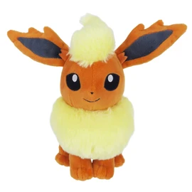 Sanei Boeki PP112 Pokémon All Star Collection Plush Toy, Flareon, Size S, W 3.5 x D 7.1 x H 7.5 in (9 × 18 × 19 cm)