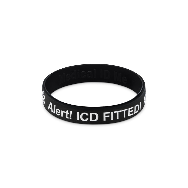 4 Pack - ICD Fitted Medical Alert Wristband Implantable Cardioverter