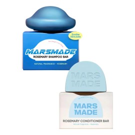 Shampoo Sólido y Acondicionador Barra Romero Mars Made para Volumen