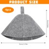 XTUDOU® 4-Piece Sauna Hat Set, Sauna Hat, Sauna Hat for