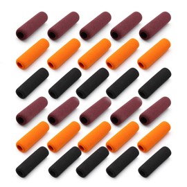 WJUAN Pack of 30 Non-Slip Foam Pen Grips, Ergonomic Pen Holders, Writing Aids, Comfort Handwriting Grip for Children, Students, Adults (3 Colours)