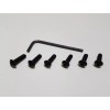 Ton's Performance 6 BLACK STAINLESS STEERING WHEEL SCREW BOLT KIT