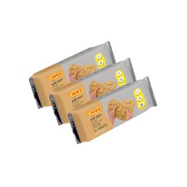 Jovi Air Dry Ready to Use Air Dry Moist Clay Modelling Clay 250g Sand Pack of 3