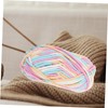DOITOOL 2pcs Cotton Knitting Yarn Soft Corespun Yarn for Sweaters