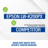 LABELWORKS Epson LW-K200PX-RDB Portable QWERTY Keyboard Label Maker for Home