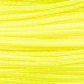 Paracord Planet Micro Cord – Thin 1 Strand Type I Braided Paracord for Crafting, Fishing, and DIY Projects in 125 ft – Neon Yellow