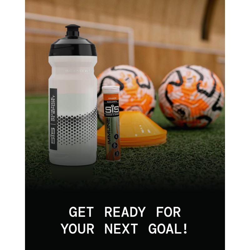 Science in Sport SIS Clear Sports Water Bottle, Wide Mouth