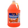 Snappy Orange Sno Cone Syrup, 1 Gallon (128 ounces) Size,