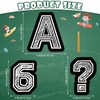 Geyoga 200 Pcs Large 6'' Bulletin Board Letters Font Letters