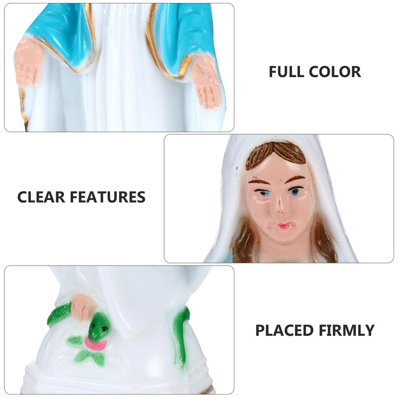 PRETYZOOM Virgin Marie Statue Religious Figure Catholic Mary Mother of
