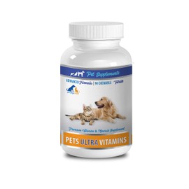 cat Immune System Support - Ultra Vitamins for Pets - Dogs and Cats - Powerful Minerals - cat Calcium Supplement - 1 Bottle (90 Chews)
