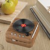 Vinyl Record Bluetooth Speaker Innovative Mini FM Radio HiFi Stereo