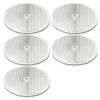 3.165 Ø" Clear Round Front Reflector White Pack of 5