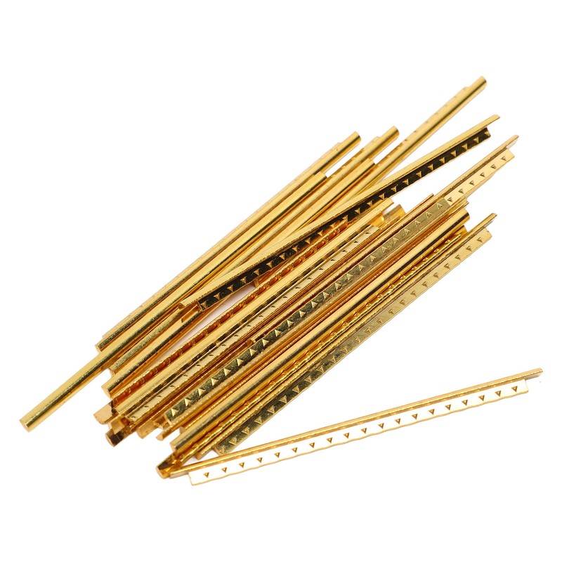 19Pcs Guitar Fret Wire Set Metal Pre Rounded Corner Design