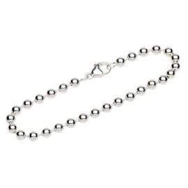 NKlaus (45-90 cm necklace and or 19 cm bracelet, ball chain, 4.5 mm, 925 sterling silver necklace, 19 centimetres, Sterling Silver
