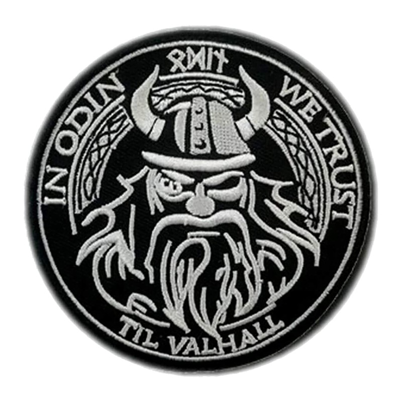 2 PCS AliPlus Viking Patches in Odin We Trust Valhalla