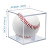 8 Pack Baseball Display Case, UV Protected Acrylic Boxes for